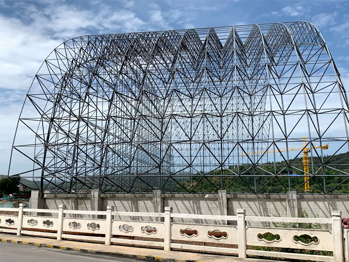 仁怀山寨矿储煤棚网架